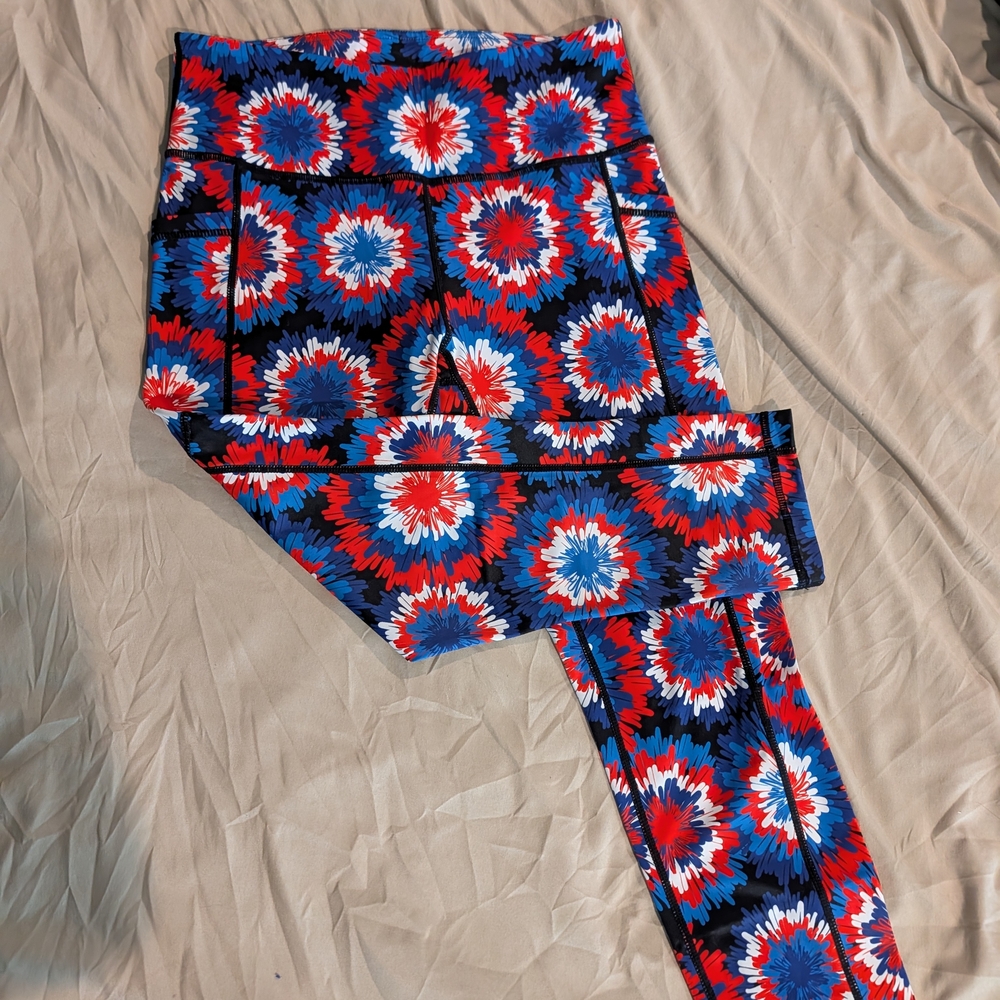 Constantly Varied Gear Leggings - Red, Blue, White